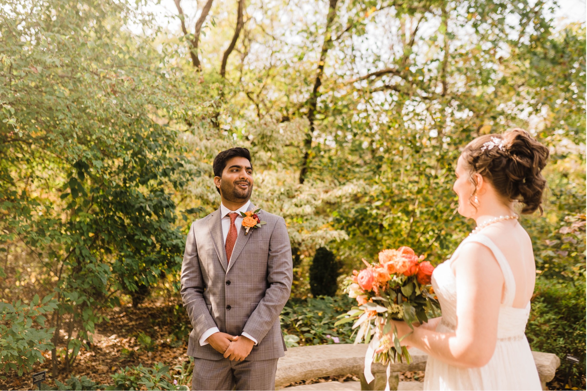 Overland Park Arboretum Wedding Cara + Andy Hey Tay