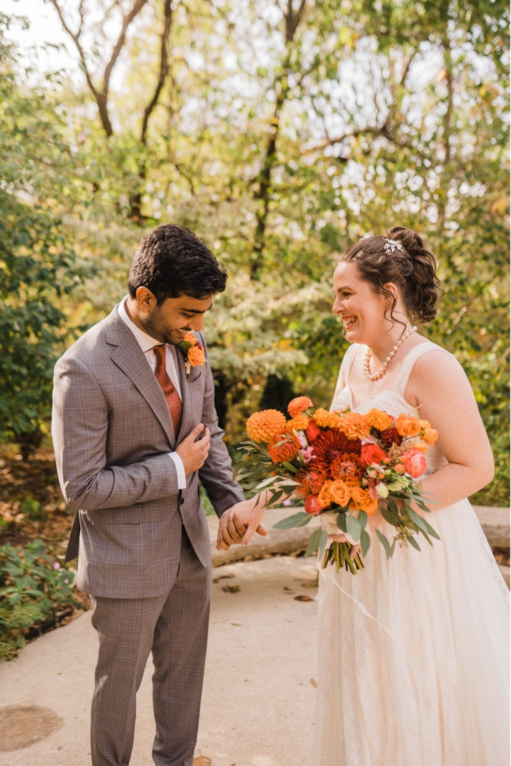 Overland Park Arboretum Wedding Cara + Andy Hey Tay