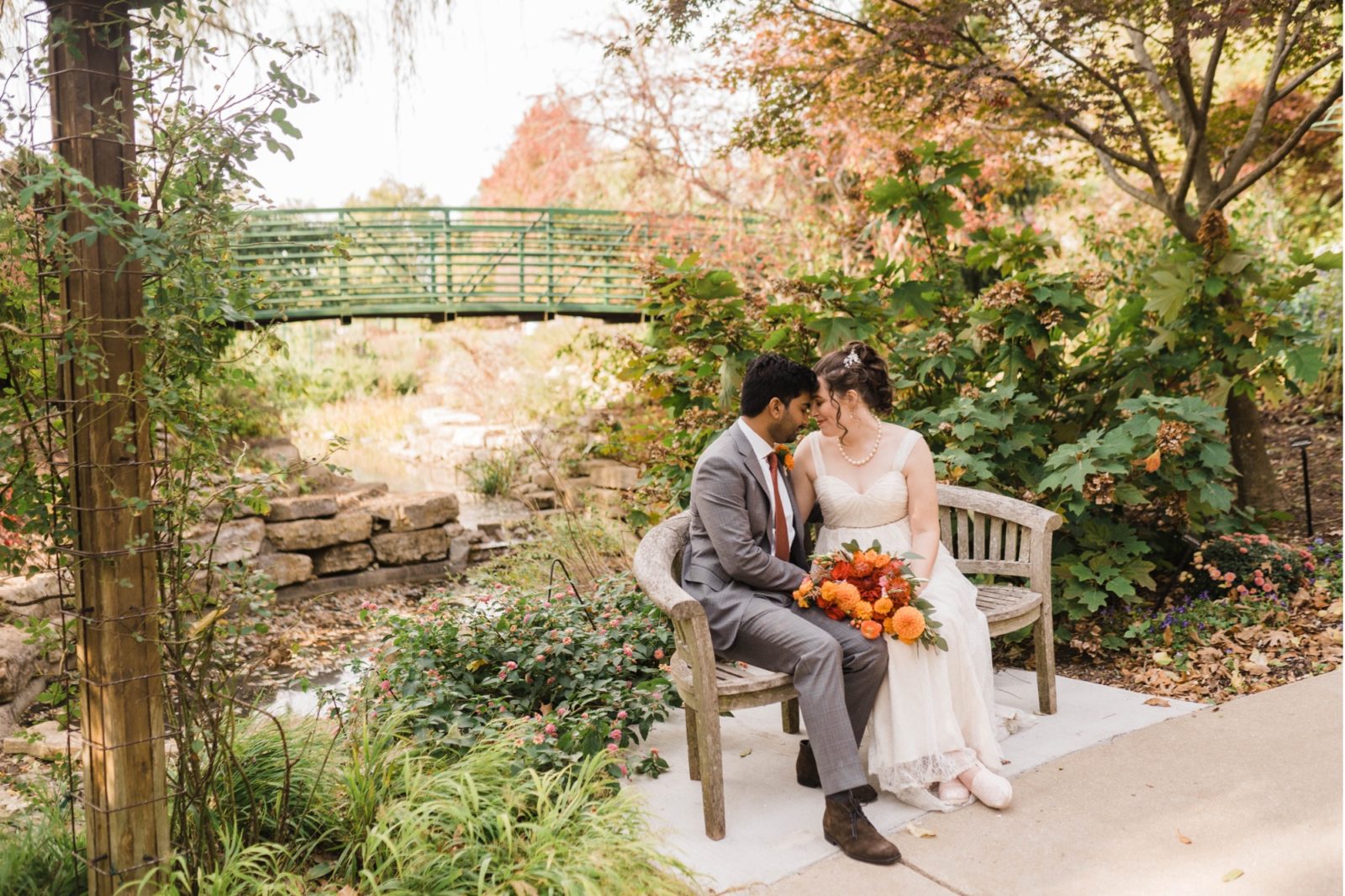 Overland Park Arboretum Wedding Cara + Andy Hey Tay