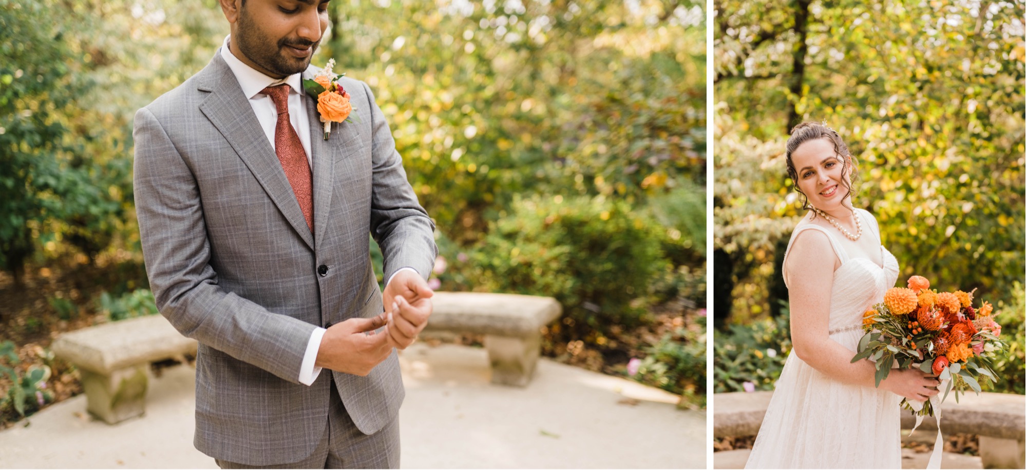 Overland Park Arboretum Wedding Cara + Andy Hey Tay