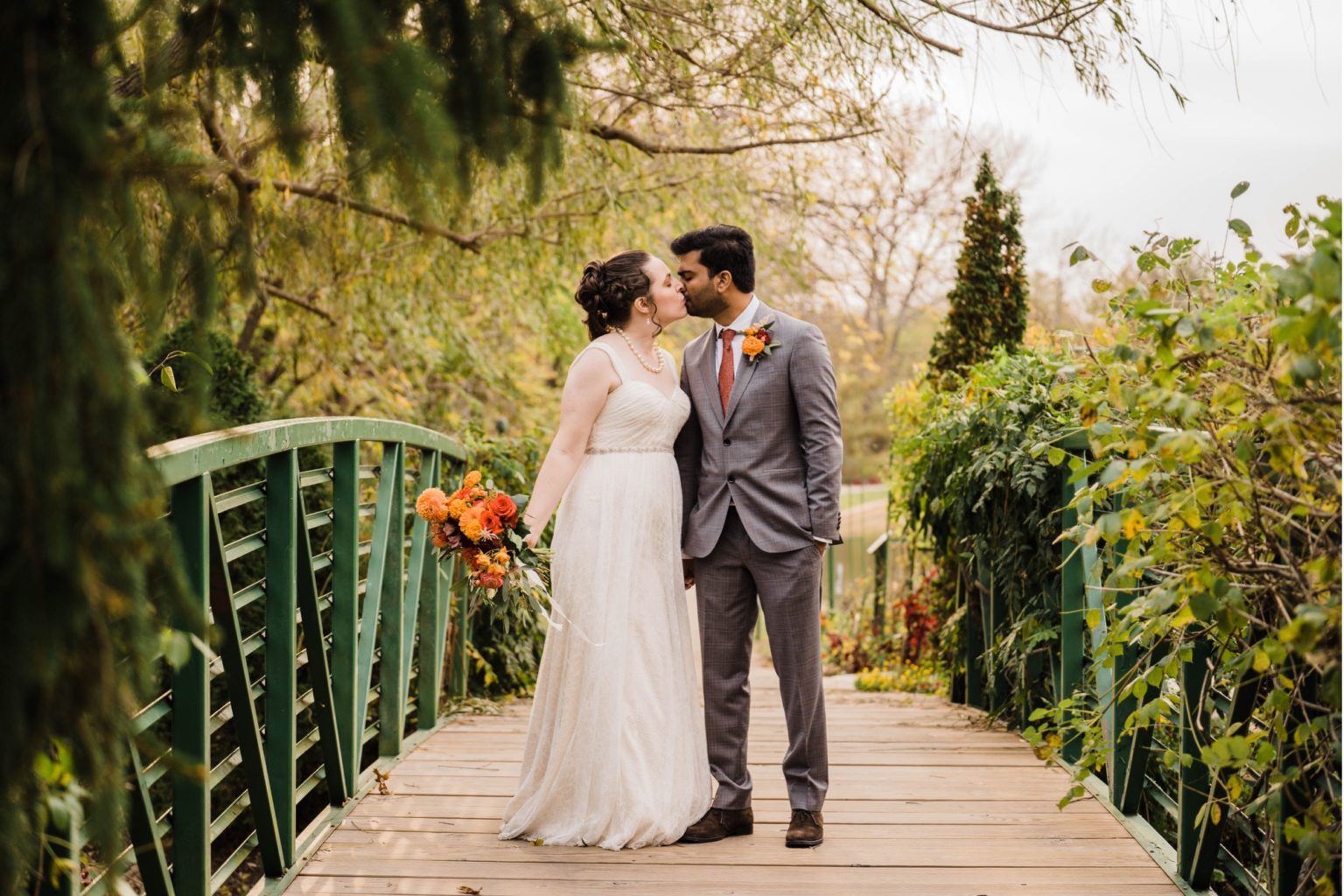Overland Park Arboretum Wedding Cara + Andy Hey Tay
